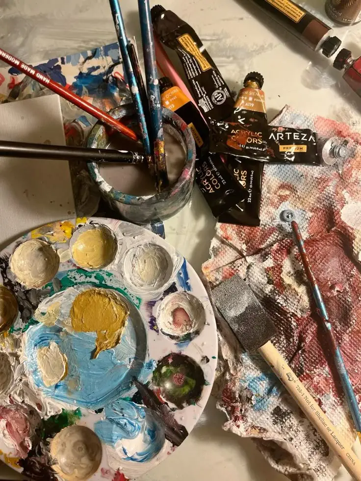 Peinture et palette