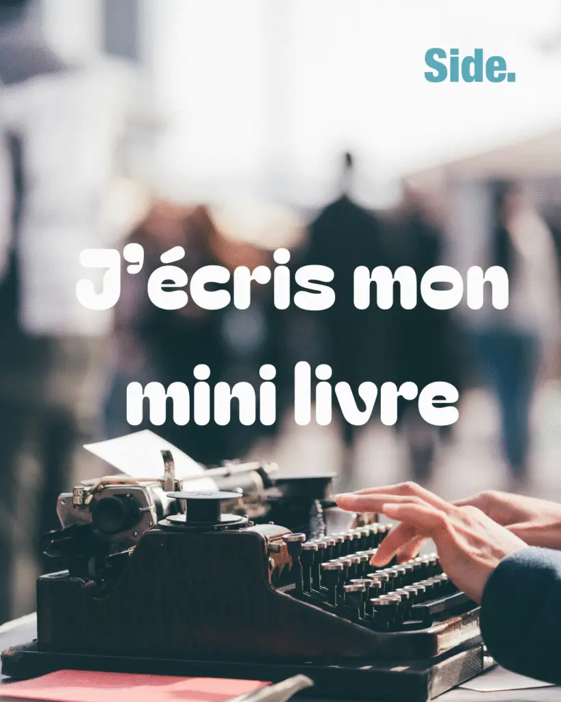 Machine à écrire - J'écris mon mini Livre